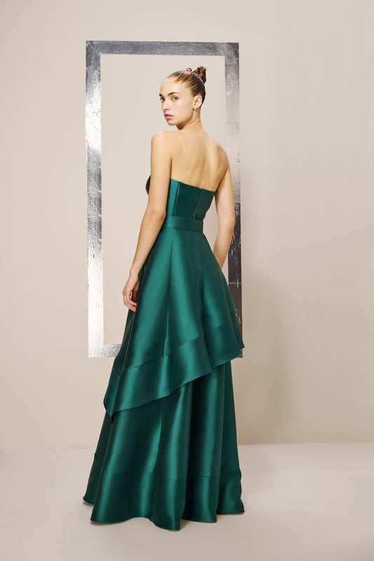 Vestido M.Rodarte Duas Camadas Verde
