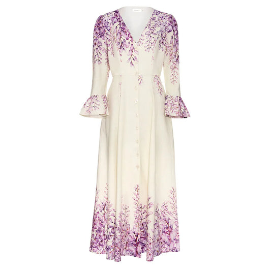 Vestido Lalibela Cindy Off Estampado