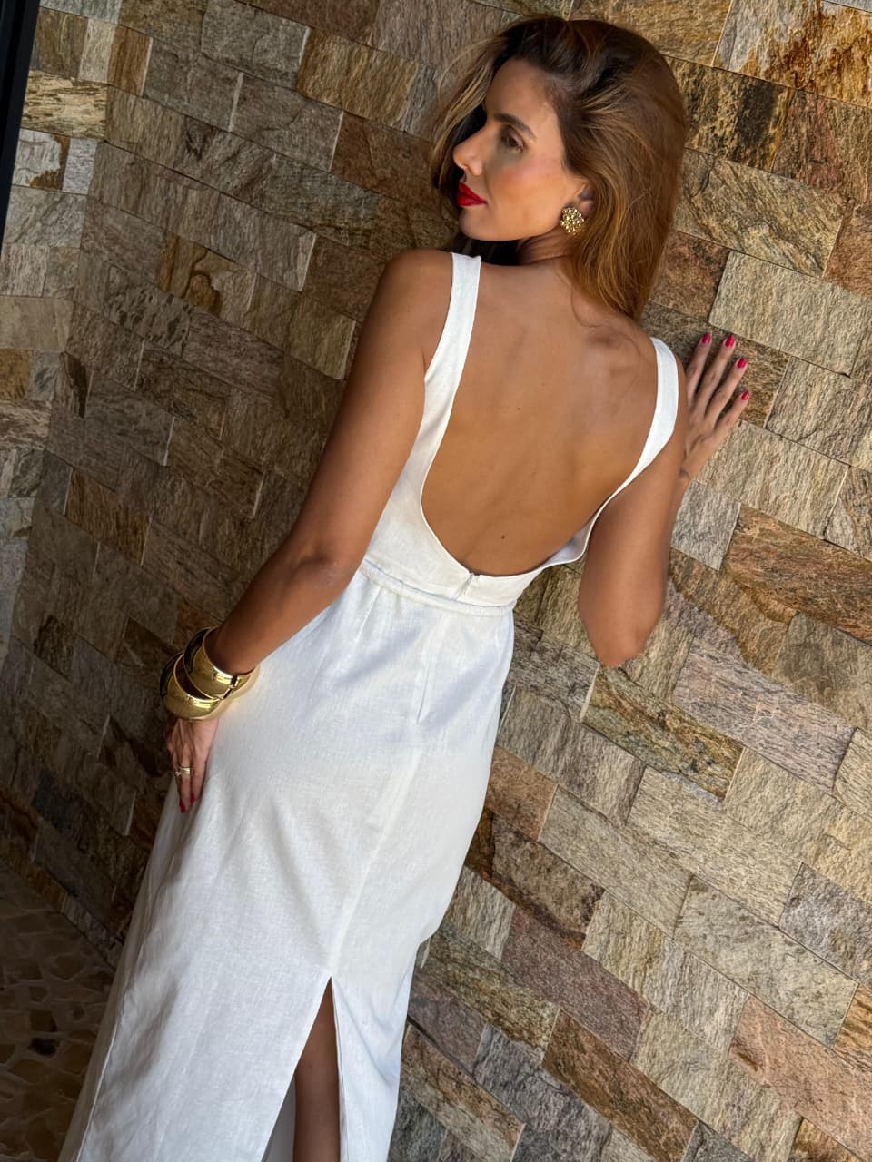 VESTIDO CBRB LINHO OFF
