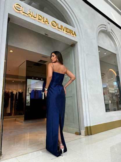 Vestido M.Rodarte Jasmine Marinho Zibeline