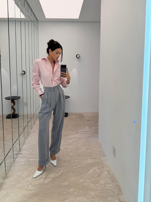 CALÇA CLOUDE ESTER CINZA