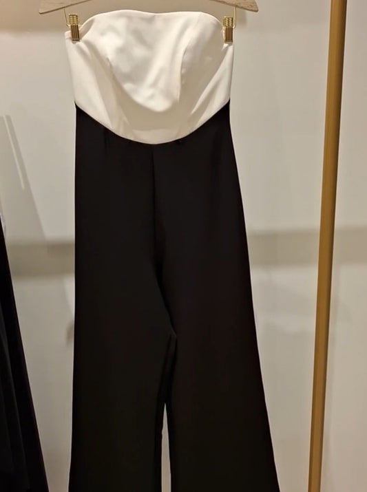 MACACÃO SAFIRA PRETO/BRANCO