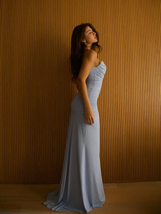 VESTIDO CLOUDE ISIS AZUL