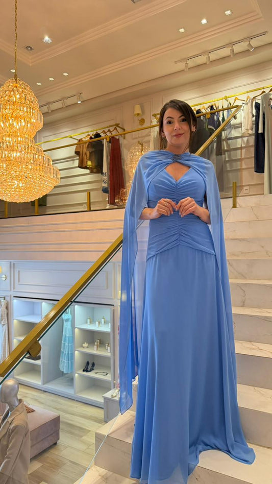 Vestido Dpsco Temiza Azul
