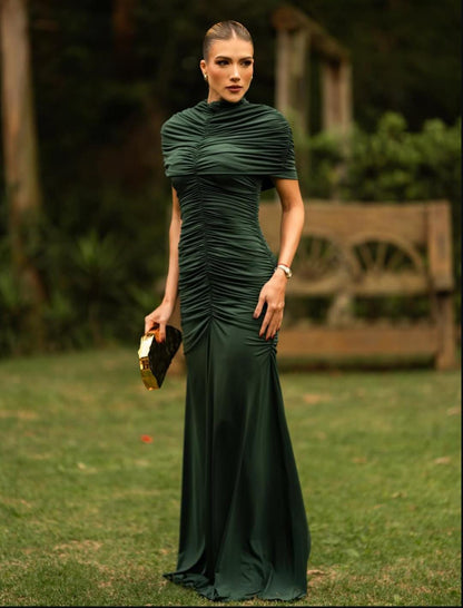 VESTIDO SRBRAND ESSENCE VERDE MUSGO ESCURO