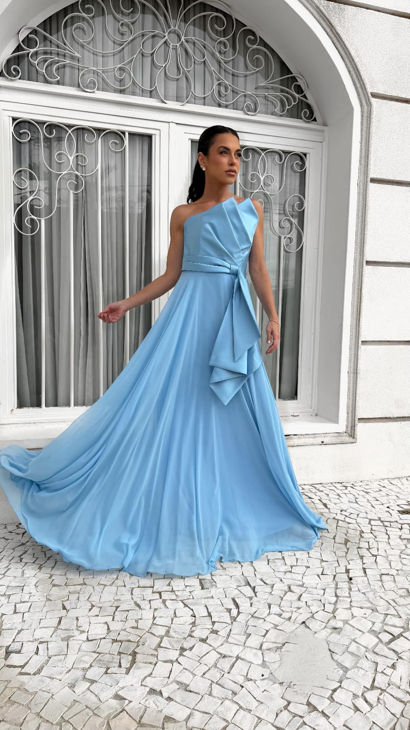VESTIDO SRBRAND HELENA AZUL