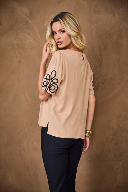 BLUSA ARTSY ANAISA BEGE