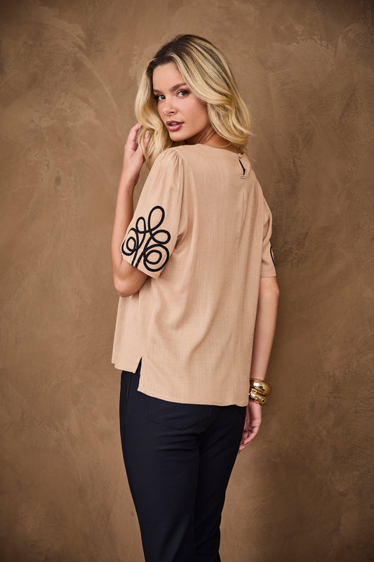 BLUSA ARTSY ANAISA BEGE