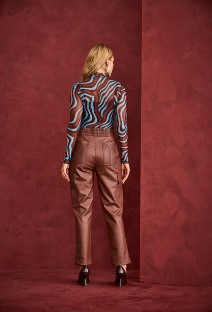 BLUSA ARTSY ML MAYSA AZUL