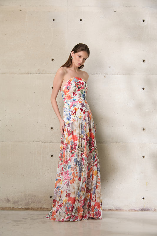 VESTIDO ARBOUR DECOTE ABAULADO