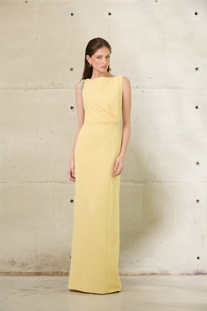 VESTIDO ARBOUR CAVA BORDADA