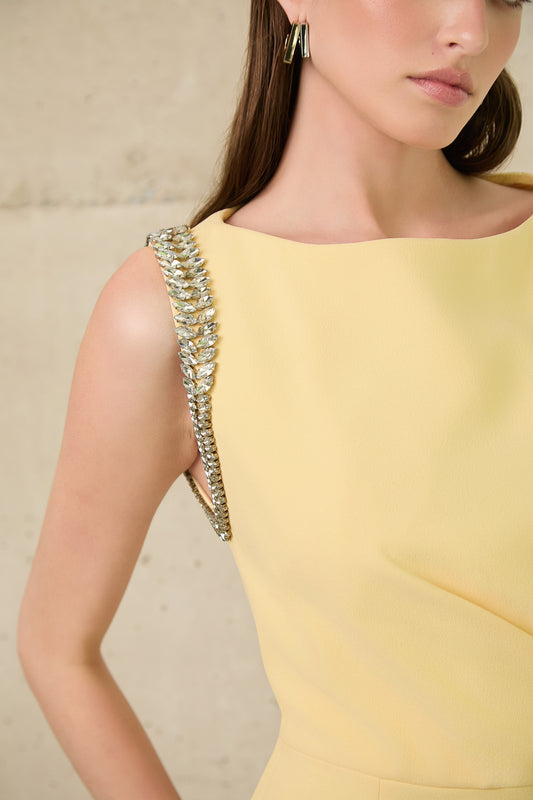 VESTIDO ARBOUR CAVA BORDADA