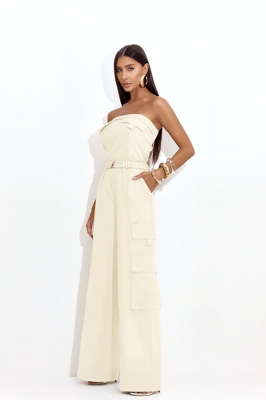 MACACÃO LILY BELLE MILENA MARFIM