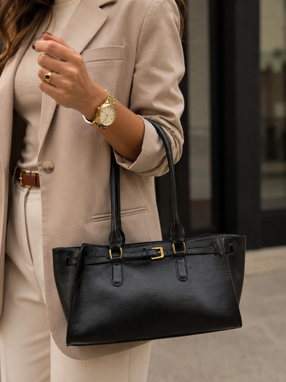 BOLSA LUZIA FAZZOLLI TOTE MEDIA PRETA