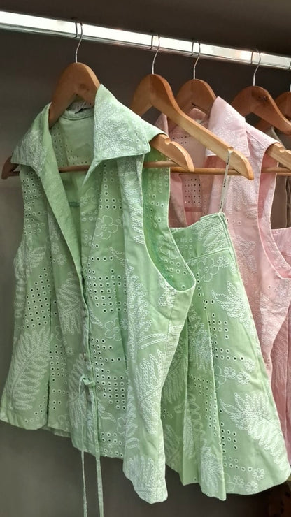 Conjunto finna herminia verde