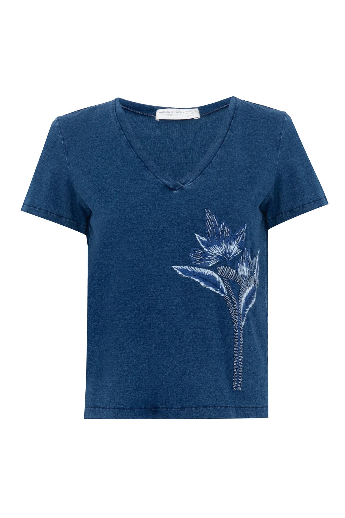 T-Shirt Fabiana Milazzo Indigo Alana Gola V