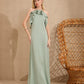 Vestido Anne Fernandes Anelize Longo Verde