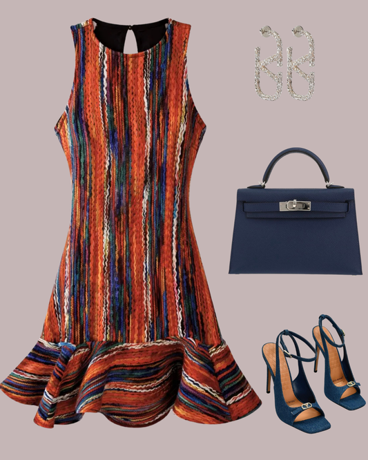 VESTIDO CLOUDE LUMA COLORIDO