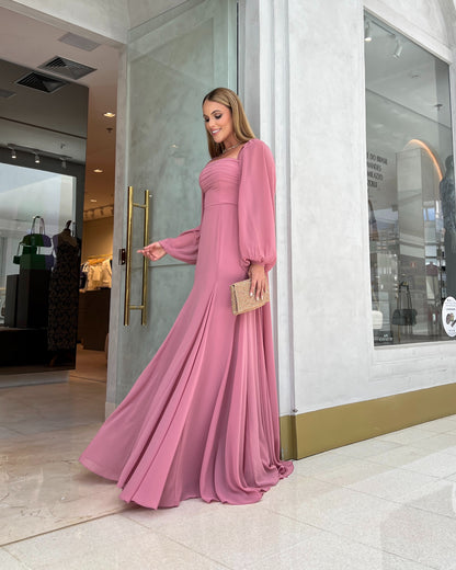 Vestido Dpsco Leyla Rosa Cha