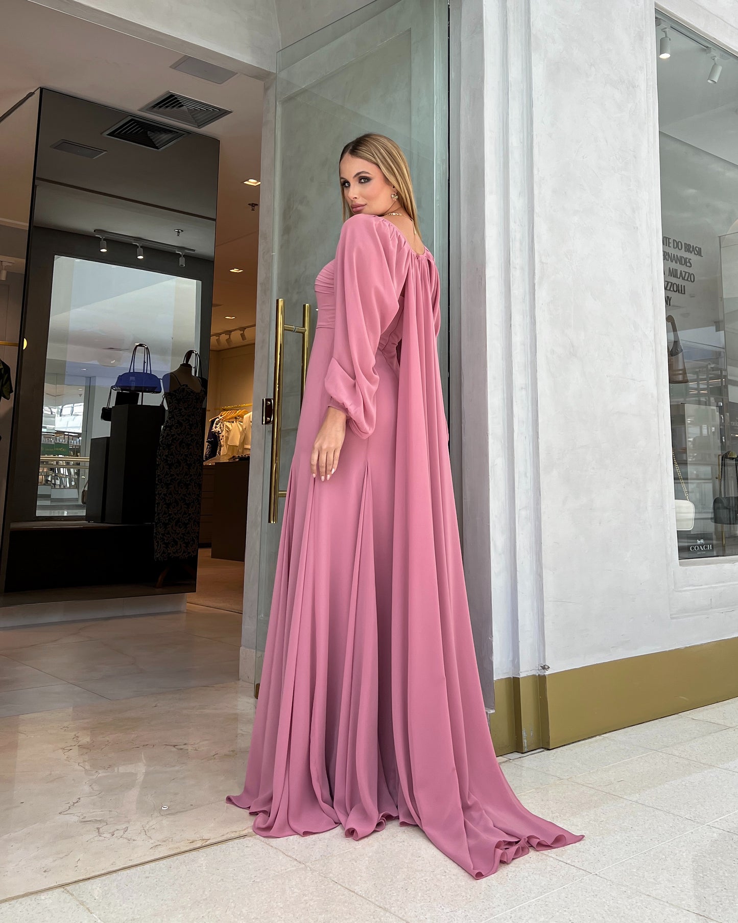 Vestido Dpsco Leyla Rosa Cha