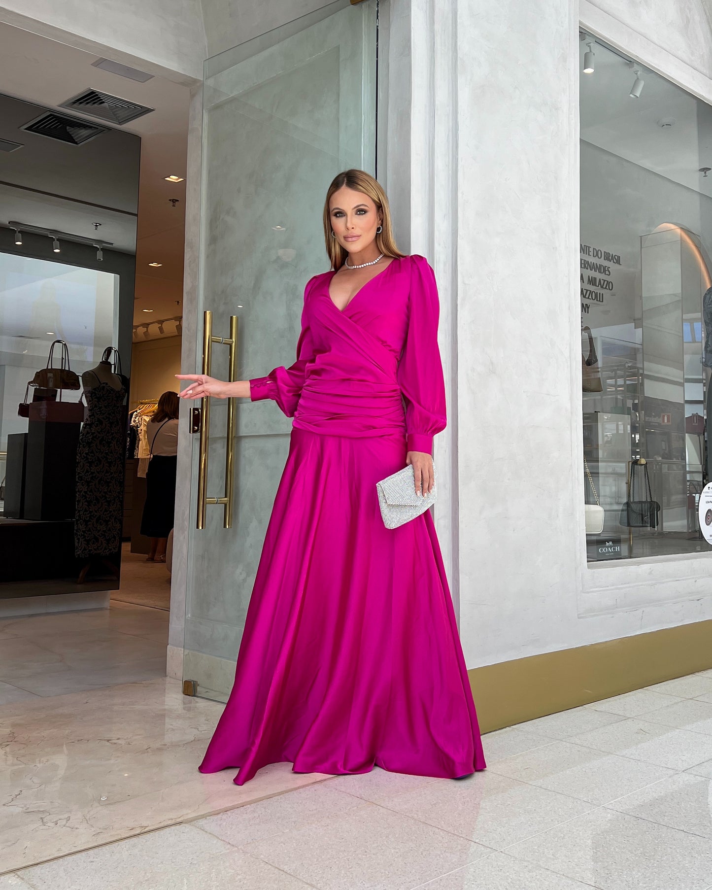 Vestido Dpsco Mabele Fucsia