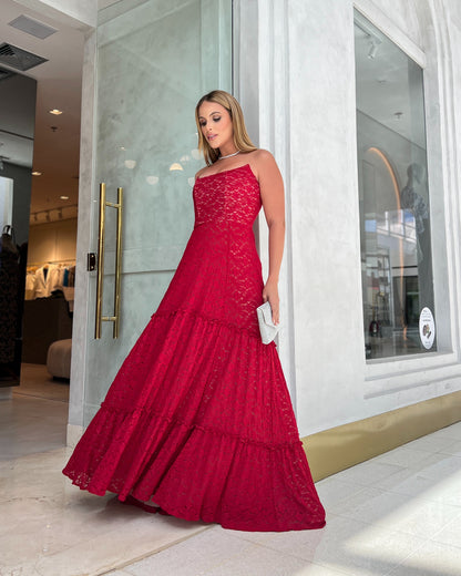 Vestido Cloude Fani Vinho