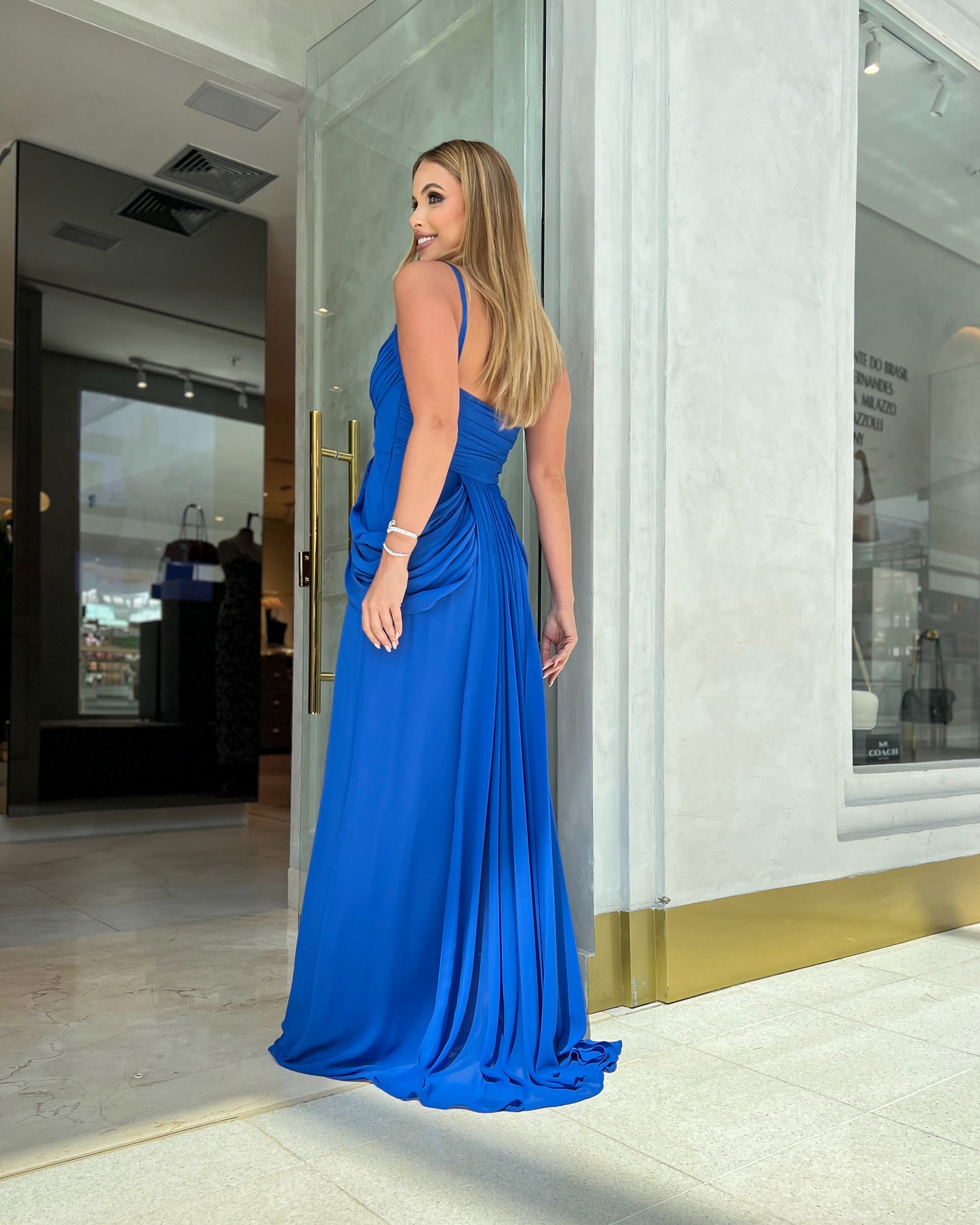 Vestido Dpsco Marina Azul