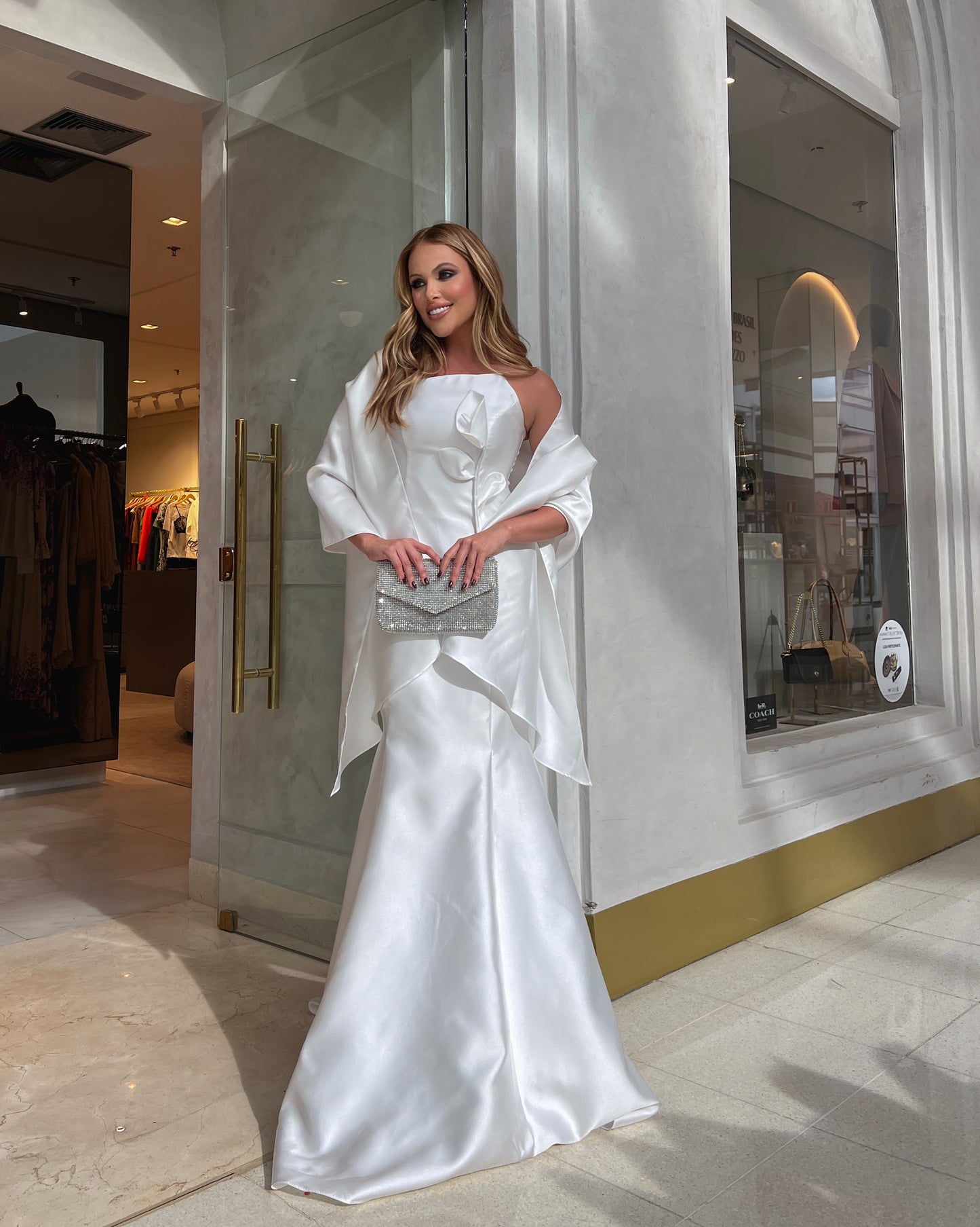 Vestido Dpsco Florencia Branco