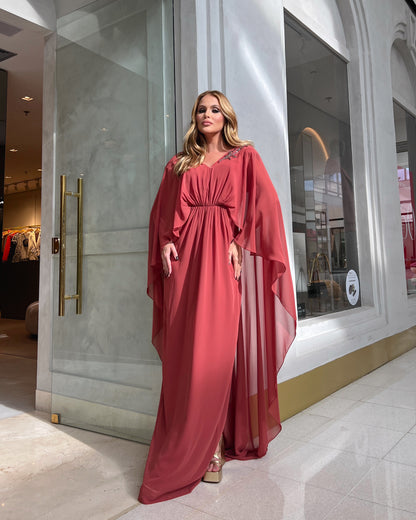 Vestido Dpsco Silvana Terracota