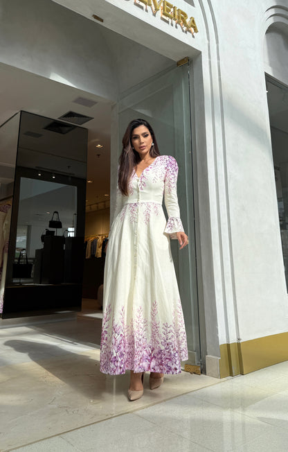 Vestido Lalibela Cindy Off Estampado