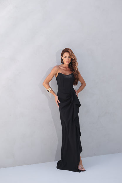 VESTIDO AMICCI FÊNIX PRETO