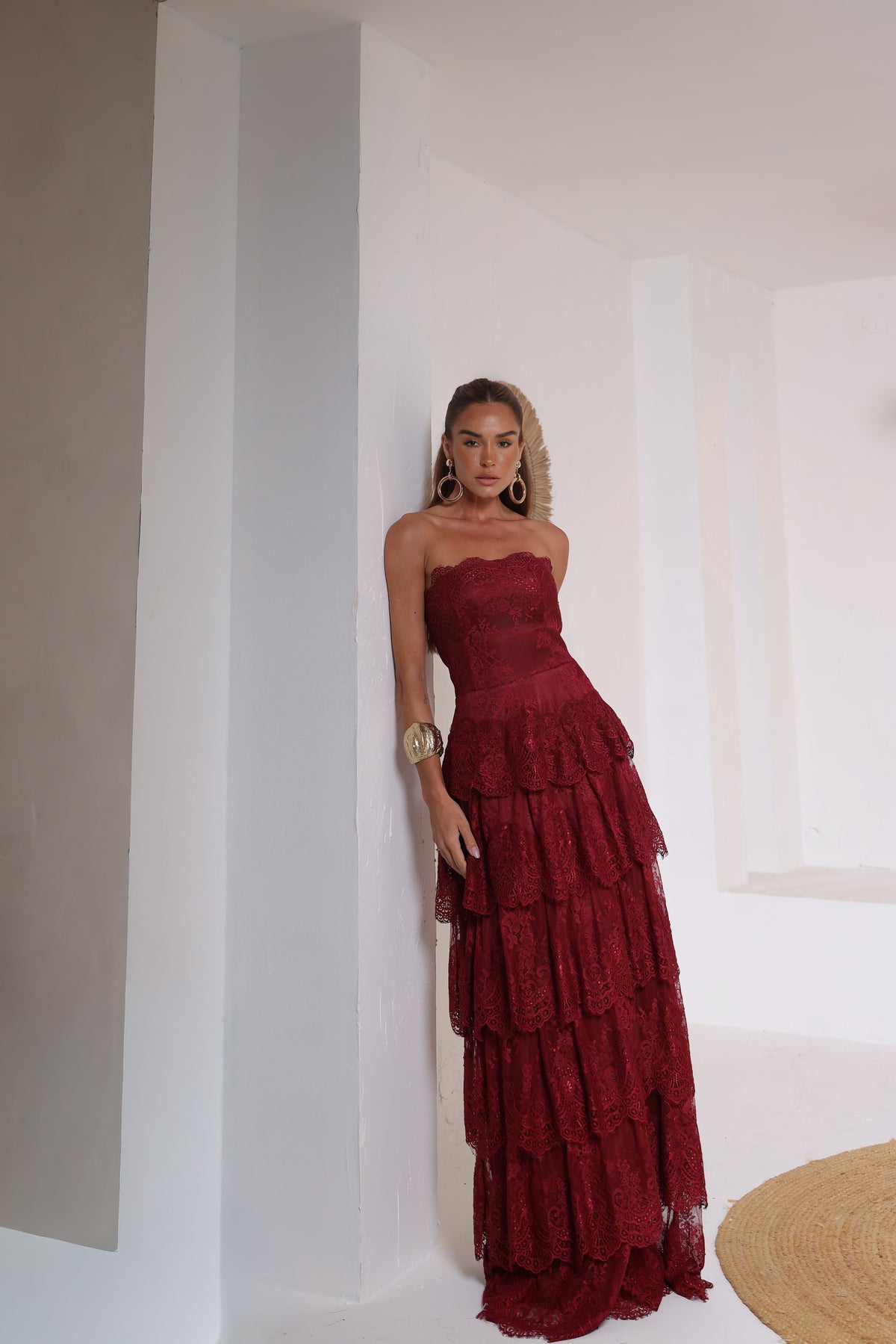 VESTIDO AMICCI LONGO EM CAMADAS