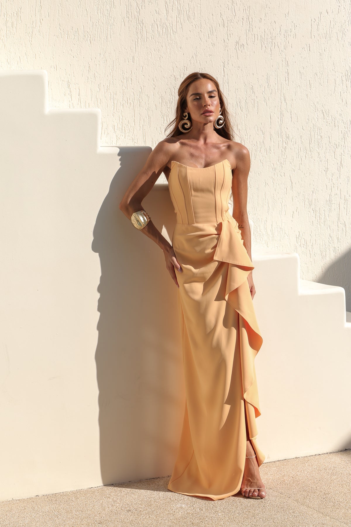 VESTIDO AMICCI LONGO CORSET ISIS