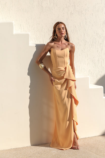 VESTIDO AMICCI LONGO CORSET ISIS
