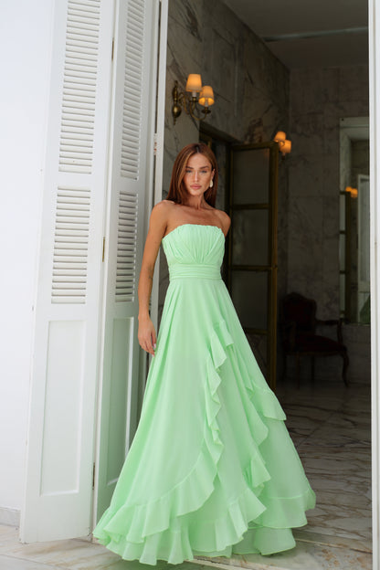 VESTIDO AMICCI TQC JABOUR VERDE