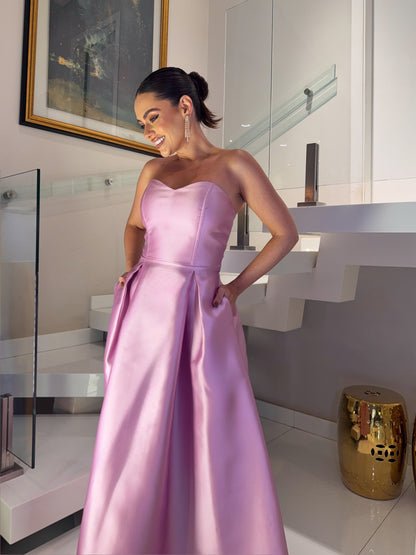 VESTIDO AVE RARA ZIBELINE CINDY LILAS