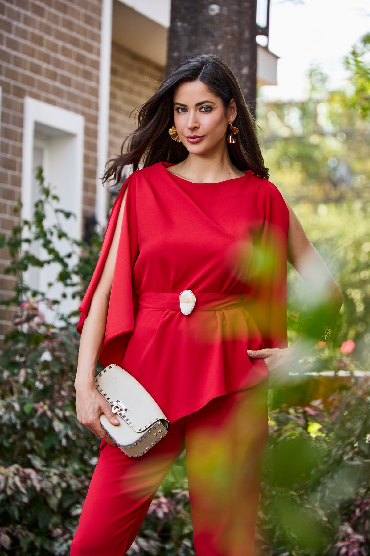 CONJUNTO LUZIA FAZZOLLI CREPE ASSIMETRICO