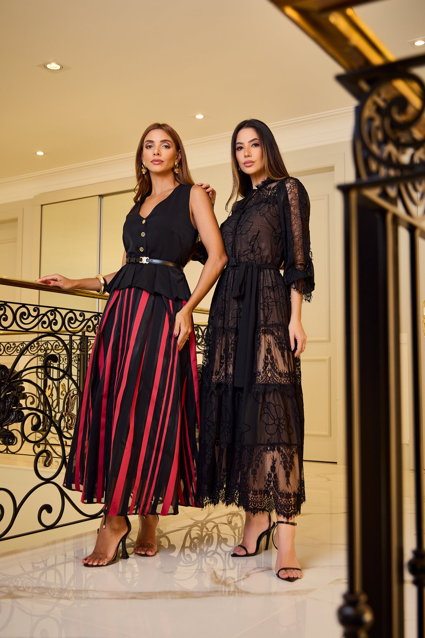 SAIA LUZIA FAZZOLLI ORGANZA LISTRADA