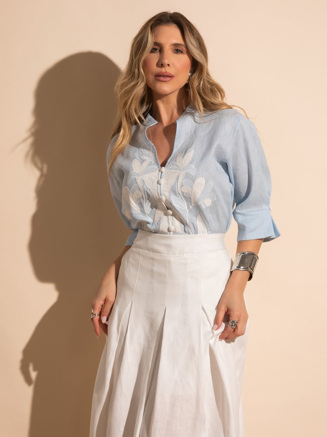 Camisa finna marieta azul