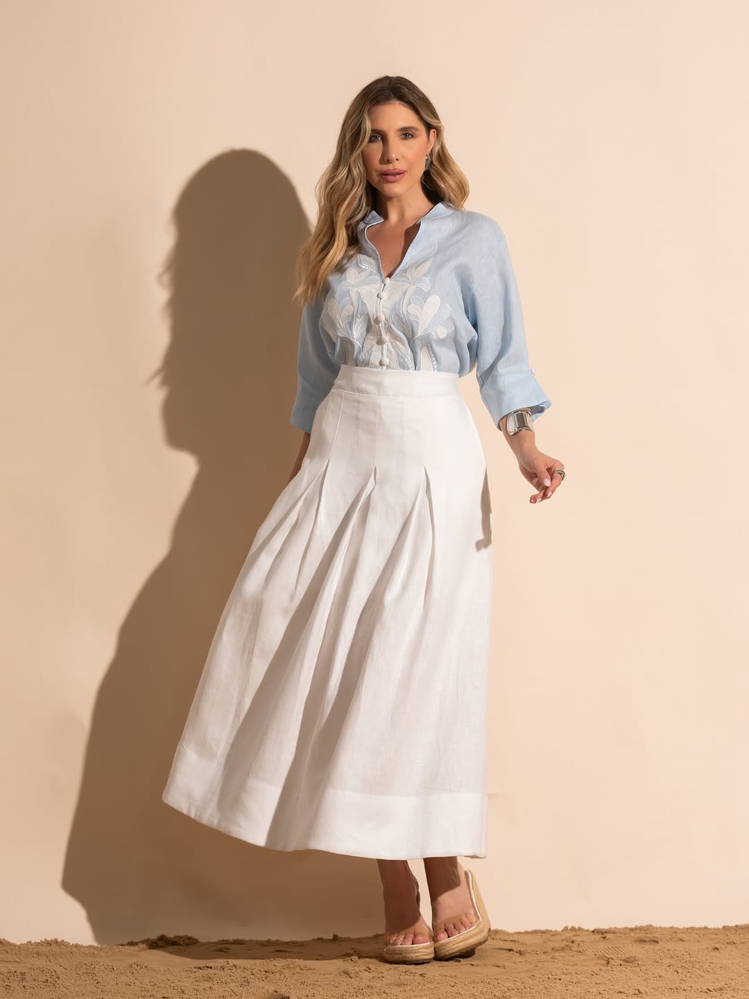 Camisa finna marieta azul