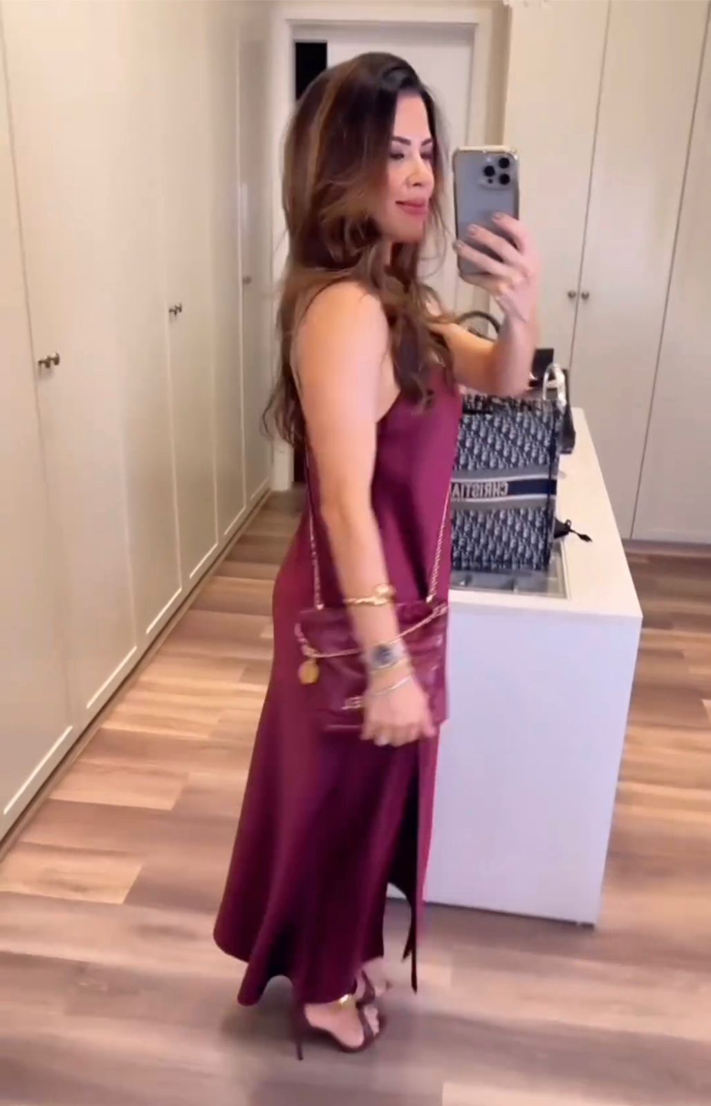 Vestido Anne Fernandes Antonia Longo Alça Cetim