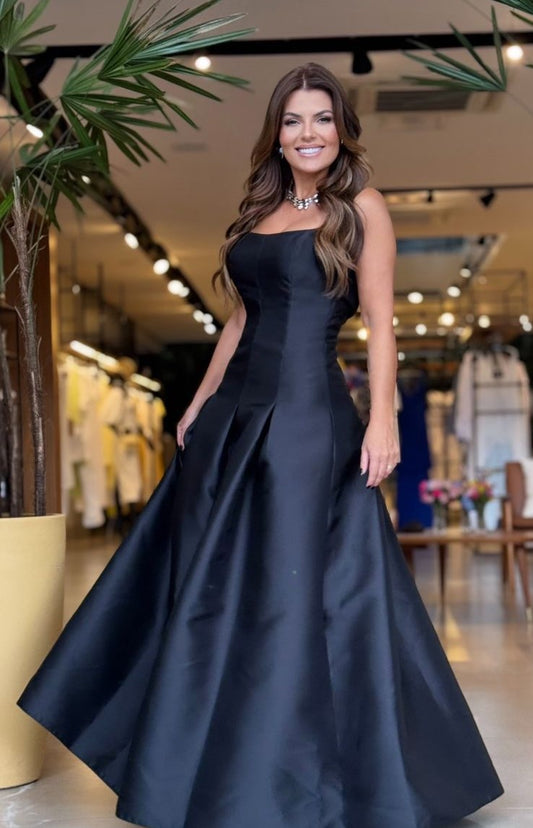 Vestido Anne Fernandes Marcia Alcinha Preto