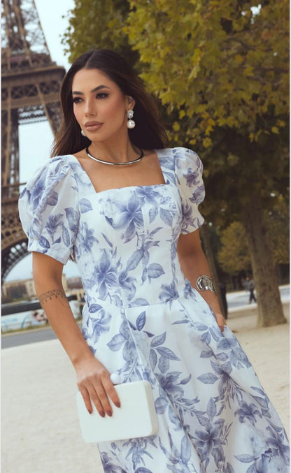 Vestido luzia fazzolli 022341 chantel estampado