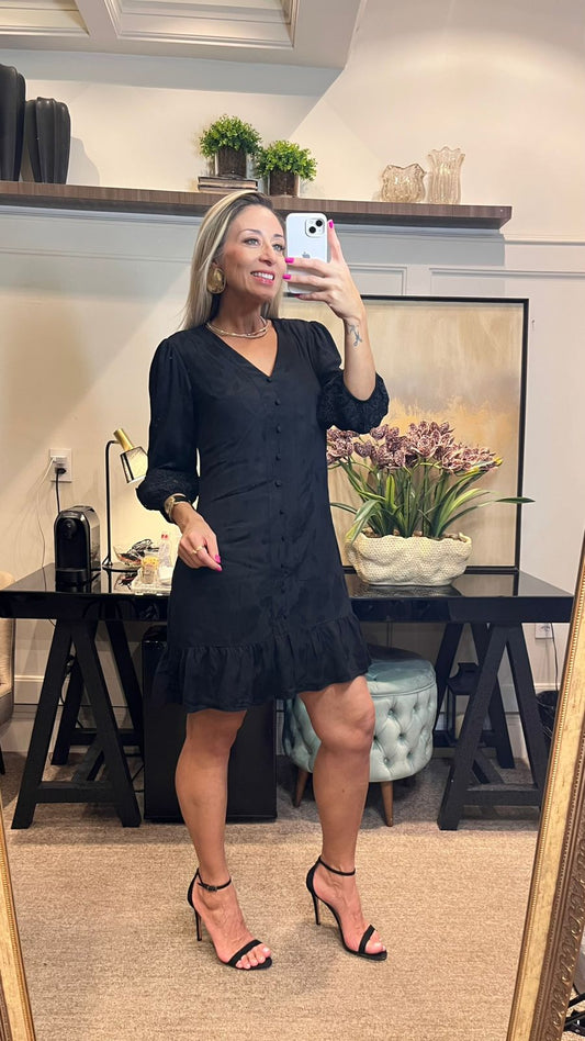 VESTIDO ANAMÊS HANNA ALICE PRETO