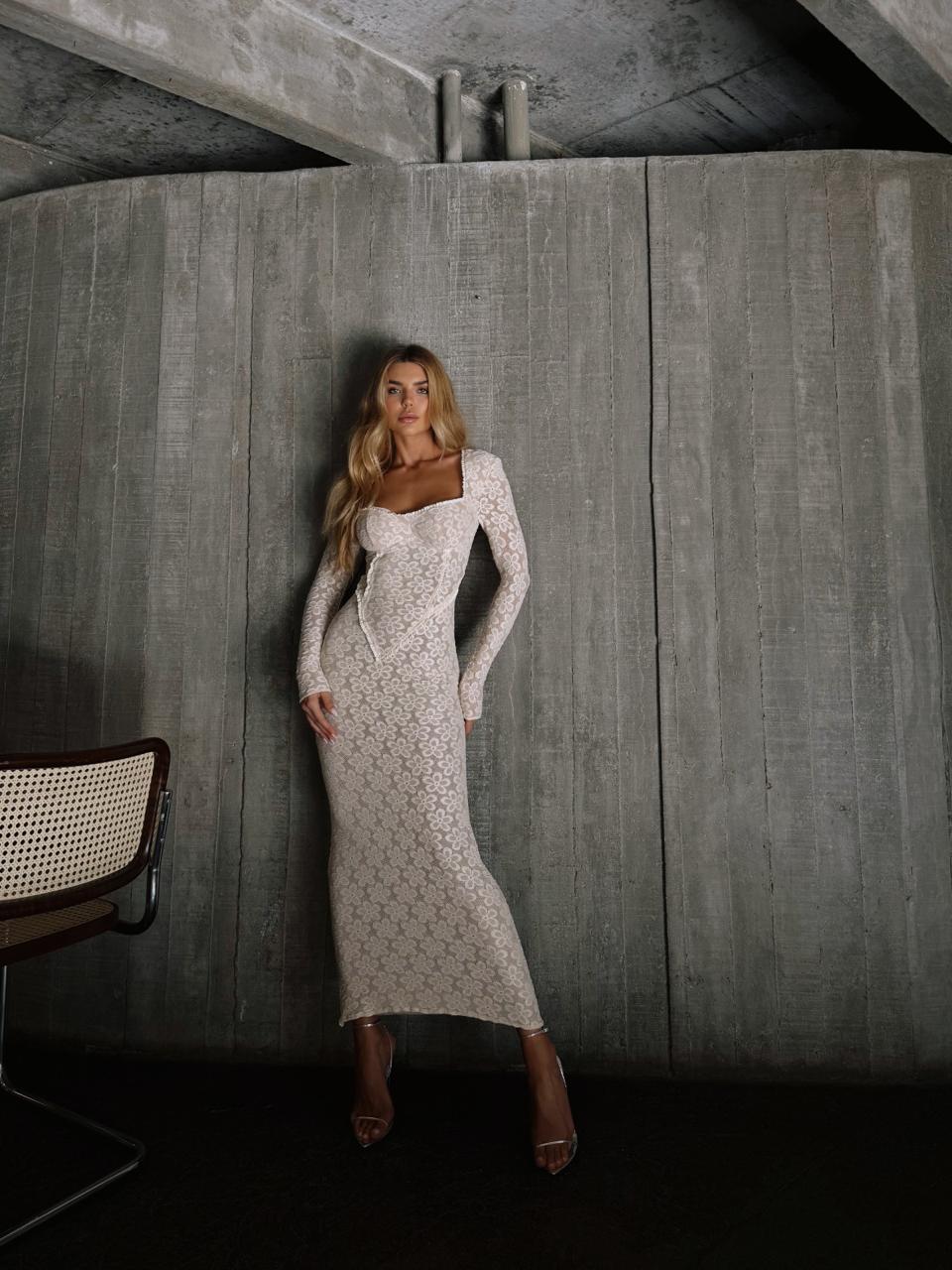 VESTIDO CLOUDE DULCE CREME