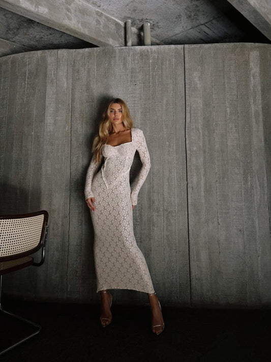 VESTIDO CLOUDE DULCE CREME