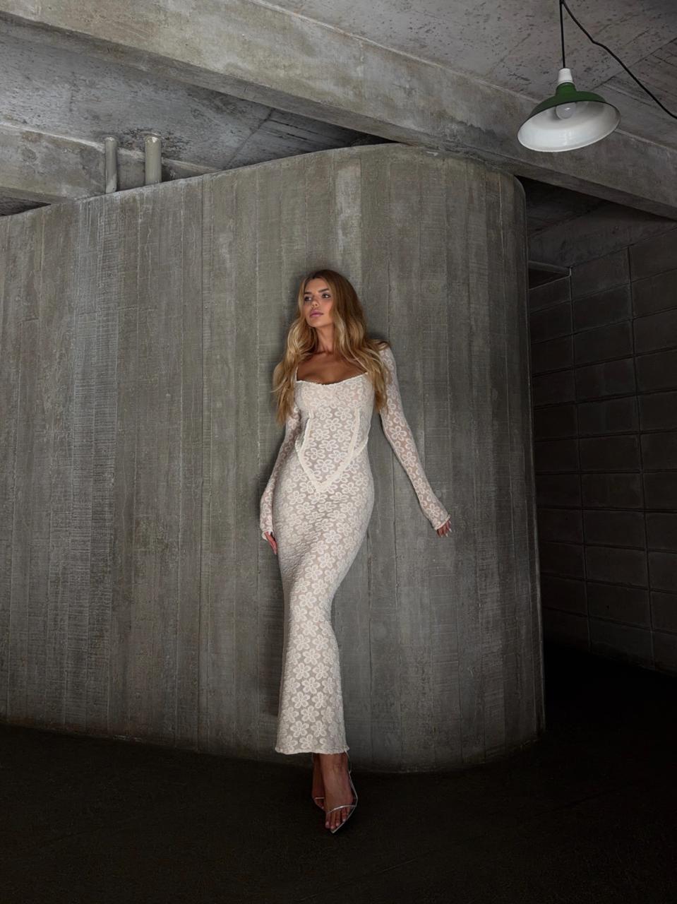 VESTIDO CLOUDE DULCE CREME