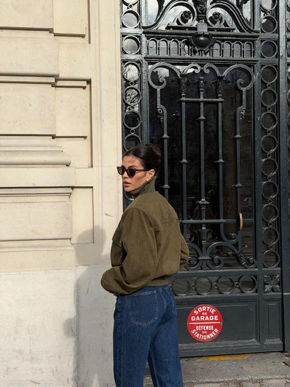 JAQUETA CLOUDE BIANCA VERDE MUSGO