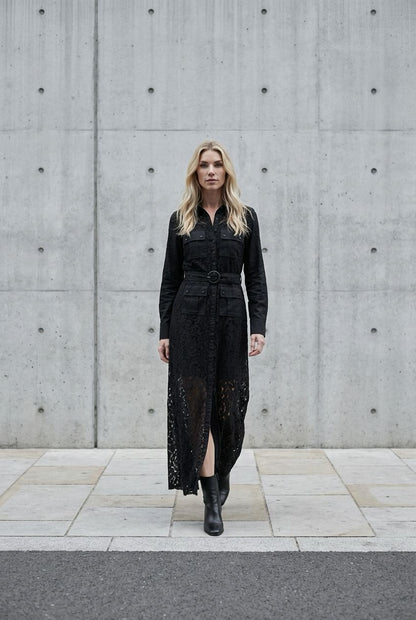 VESTIDO ARTSY ML LUANA PRETO