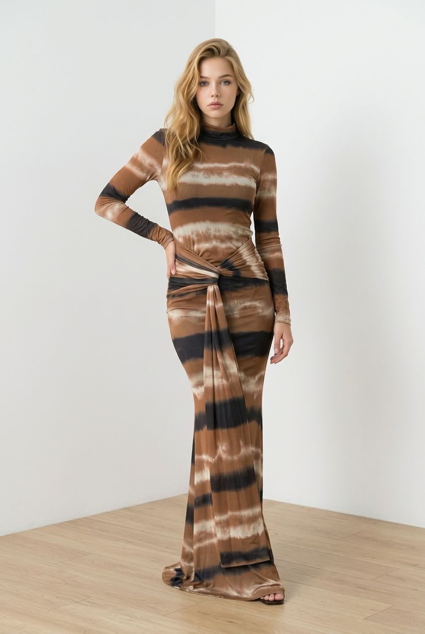 VESTIDO LULEG TULE TIE DYE